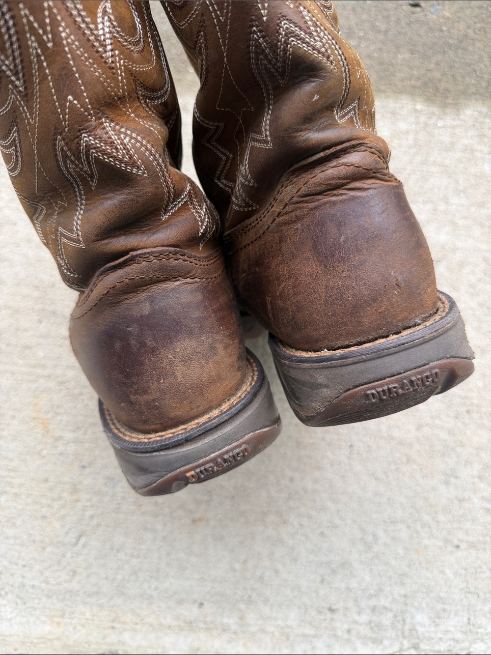 Men's Rebel By Durango Pull-On Western Boots Size 9.5D (Style: DB443) - Picture 7 of 9